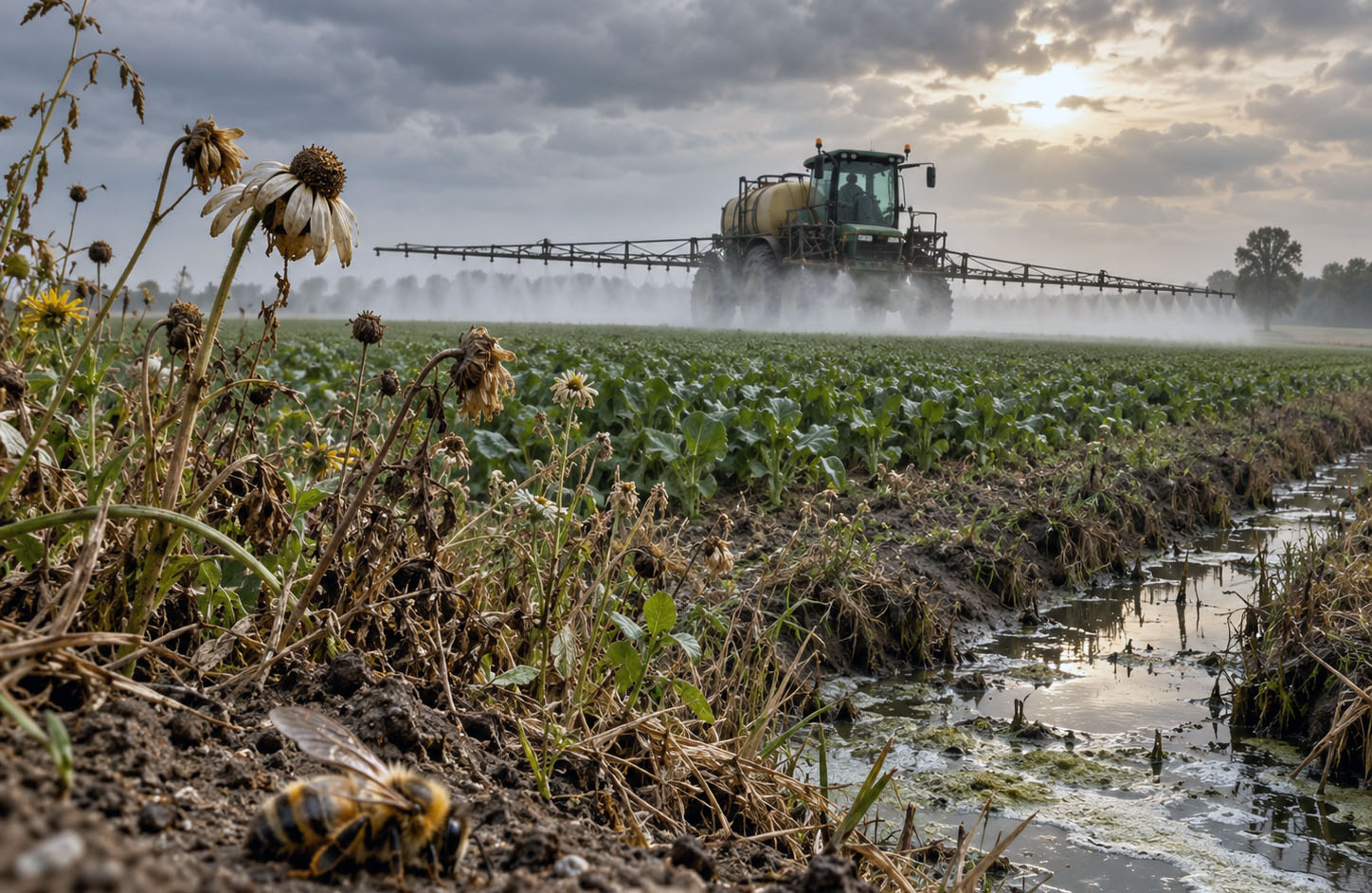 Landbouwgif is een gevaar voor boeren en hun omgeving